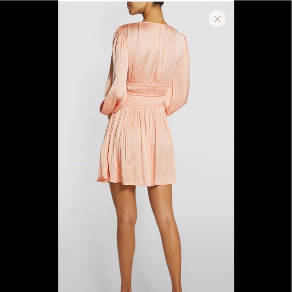 MAJE
Satin Ruffled Dress - Picture 2 of 3